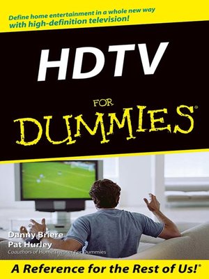 cover image of HDTV For Dummies